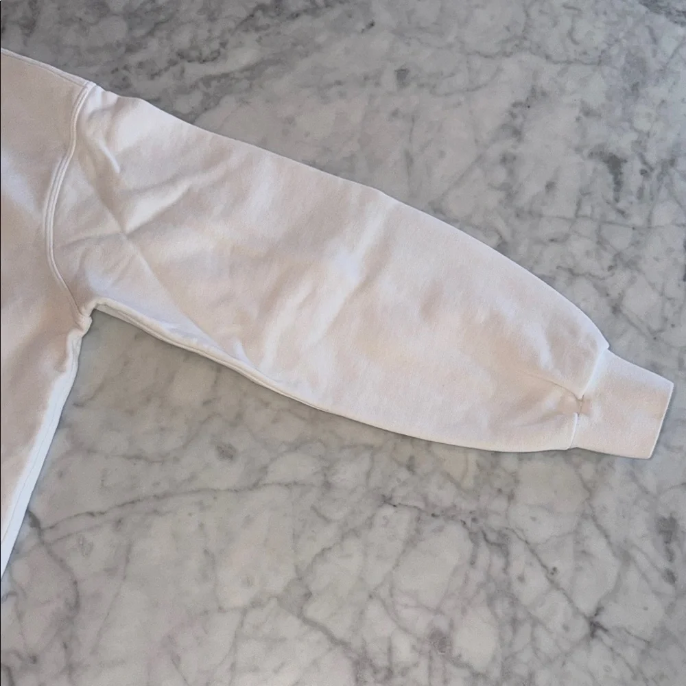 Lululemon Athletica White Crewneck Sweater